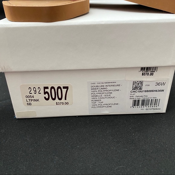 ❌ SOLD ❌ Chloé Woody Ribbon Logo Sandals Pink - Picture 7 of 12